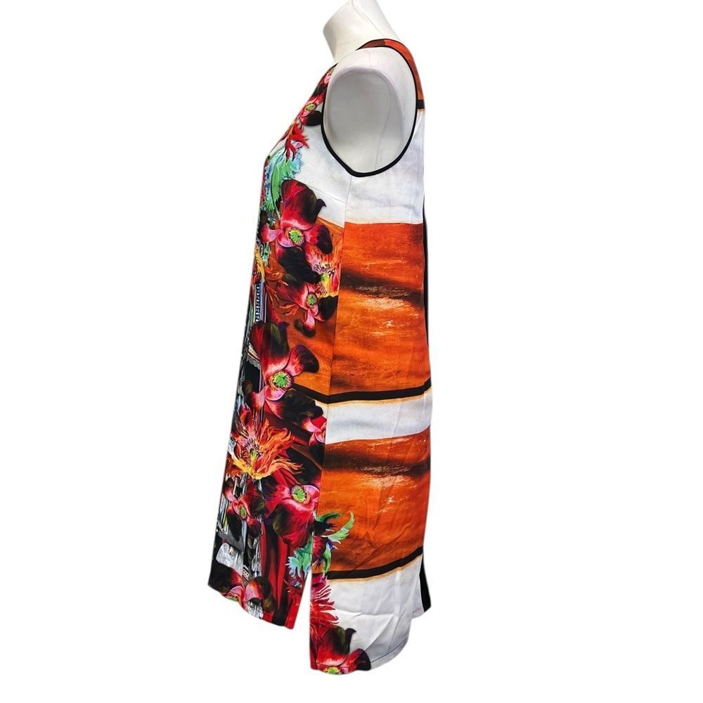 Clover Canyon monk cloth dress S sleeveless multicolor knee length - Picture 4 of 8